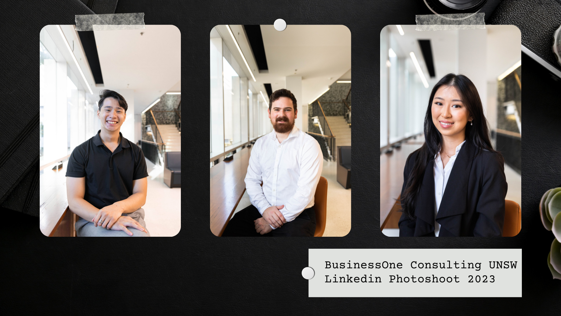 Incoming Executive Photoshoot | BusinessOne Consulting UNSW